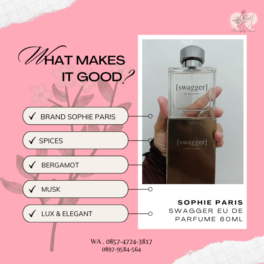 SOPHIE PARIS (SOPHIE MARTIN) SWAGGER EU DE PARFUME 60ML