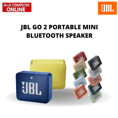 JBL GO 2 PORTABLE MINI BLUETOOTH SPEAKER ORIGINAL
