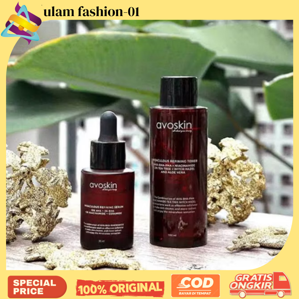 avoskin miraculous refining SERIES /serum 30ml-Avoskin miraculous regining toner 100ml - toner 20ml