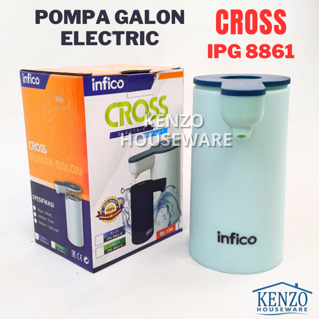 Pompa Galon Electric Dispenser IPG-8861 REDHOUSE Pompa Portable Sedot Penyedot Air Galon