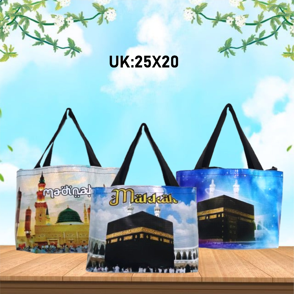 

TAS SOUVENIR OLEH-OLEH HAJI DAN UMROH/TAS BINGKISAN HAJIDAN UMROH/TAS SPUNBOND MURAH/TAS PROMO