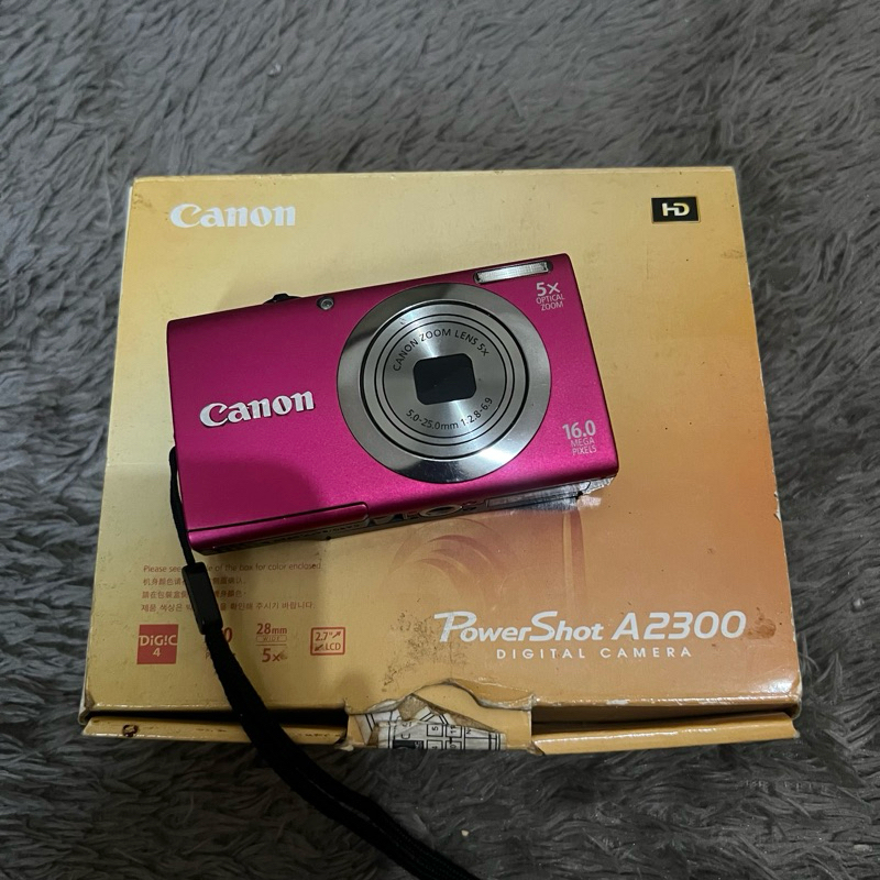 CANON POWERSHOT A2300 HOT PINK