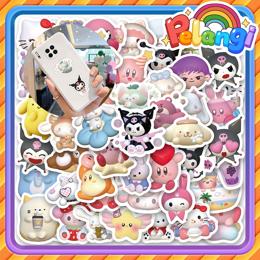 

[Ready]100 Lembar 3D Sanrio Stiker Lucu Anti Air PVC Stikers Gaya baru Stiker kreatif Stiker Kartun untuk Komputer ransel Ponsel Bagasi cangkir DIY