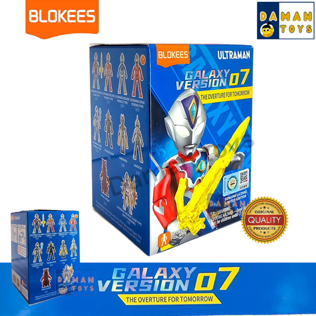 Blind Box Blokees Ultraman Mebius Dyna Flash Strong Trigger Dark Miracle Mons Ahgar Monster Kaiju
