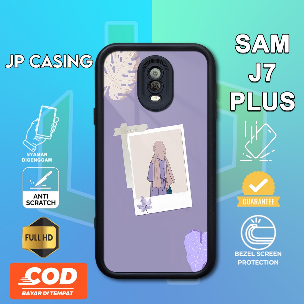 Case Samsung J7 Plus Terbaru Casing Samsung J7 Plus JPCasing [Hijab] Hardcase Softcase Glossy