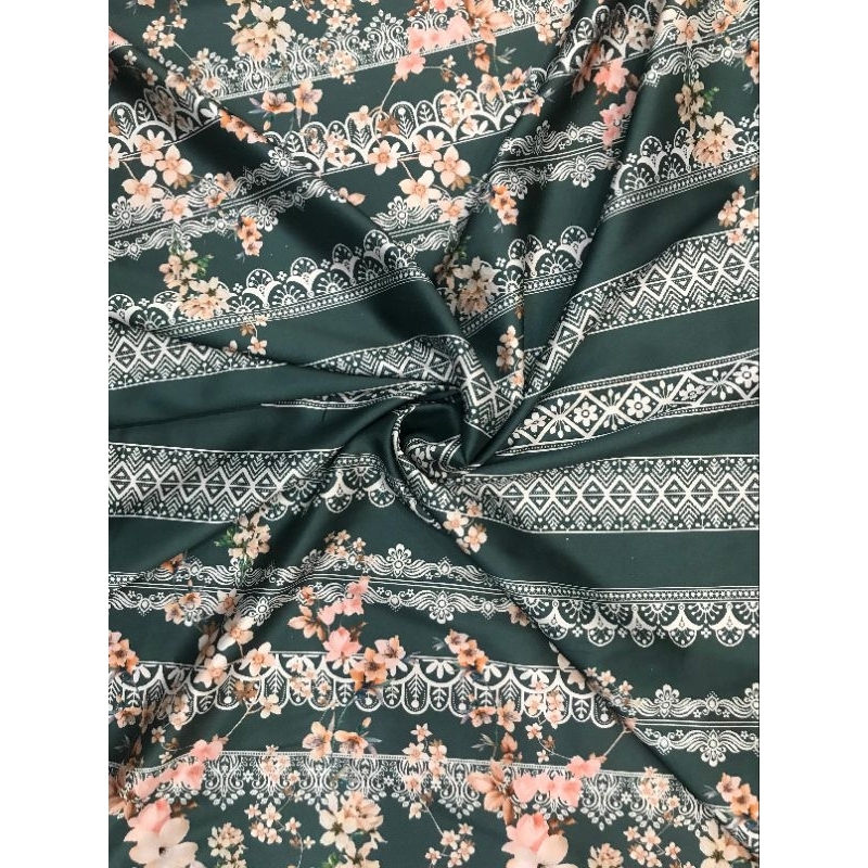 Saten motif / satin silk motif / dress premium adem