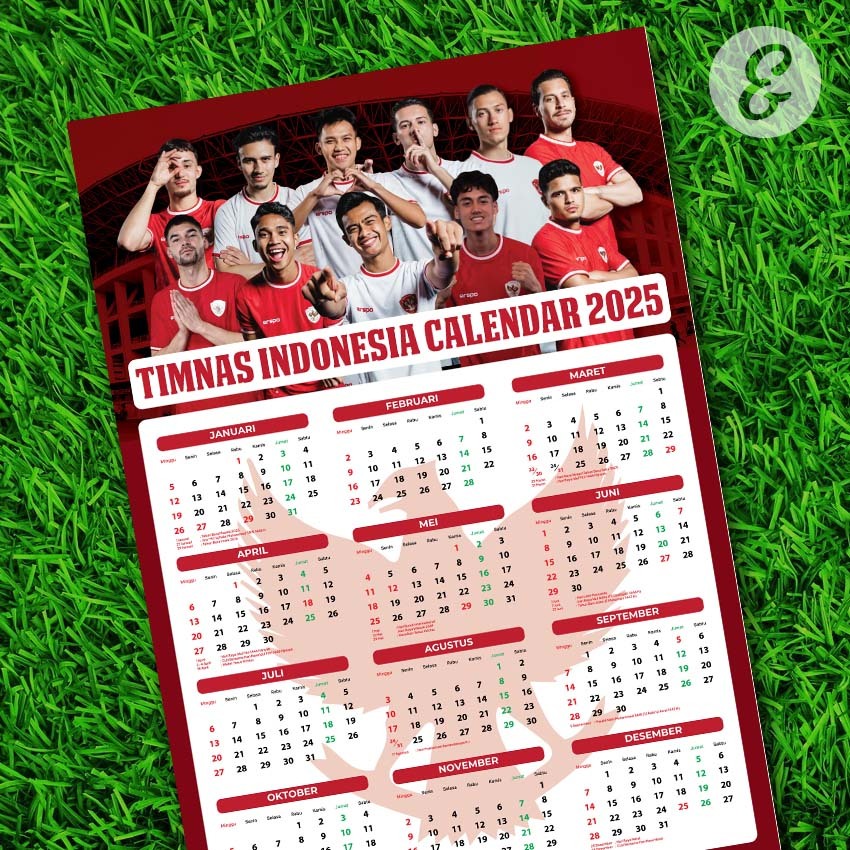 

Kalender Bola Tahun 2025 edisi Timnas Indonesia