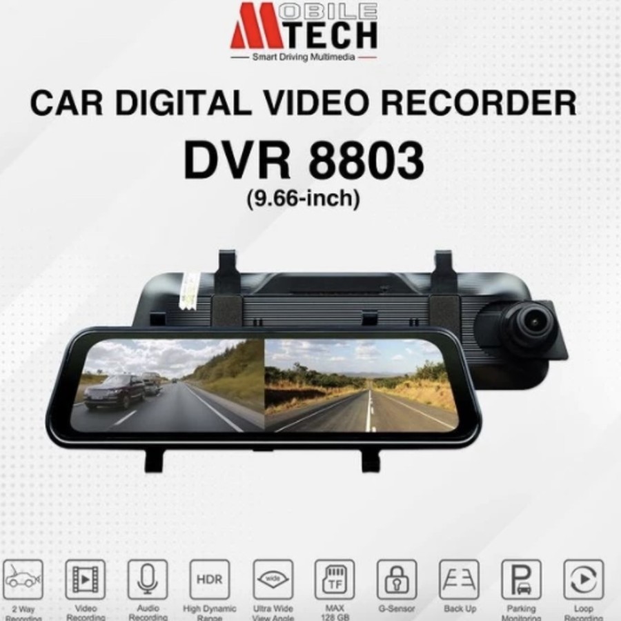 MTECH DVR 8803 9.66 Inch Spion Wifi