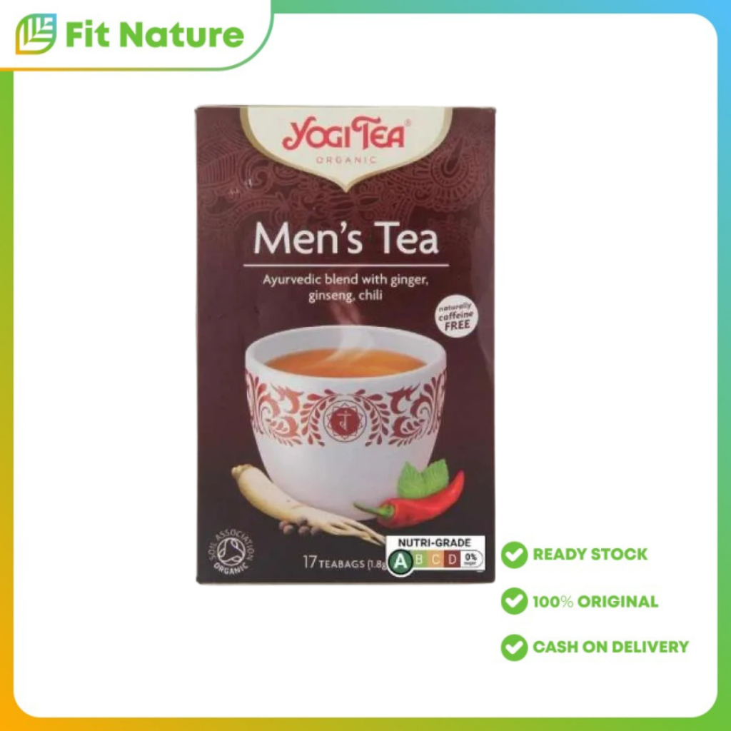 

YOGI TEA Organic Men's Tea 30.6gr - Bebas Kafein