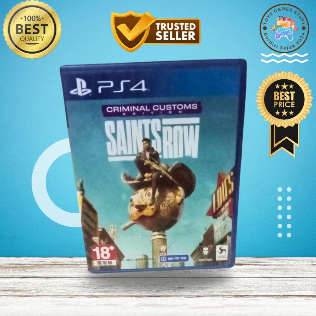 Game Saint Row Criminal Costumes Playstation 4 Original Second