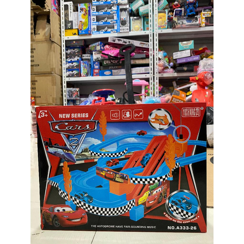 Mainan Anak Motordome Cars 2 New Series