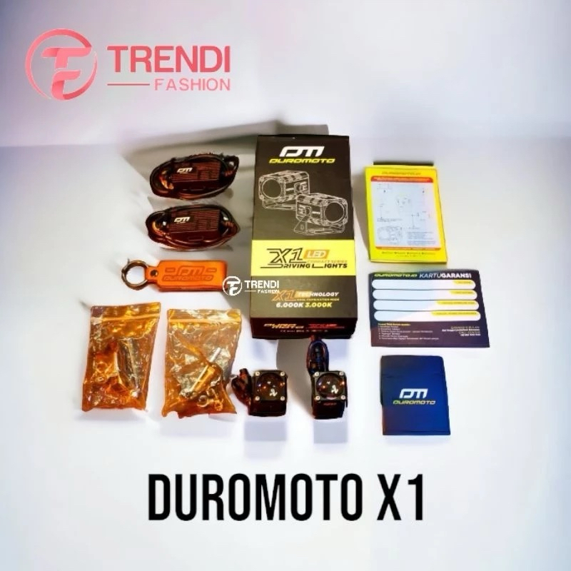 Lampu LED Motor Duromoto X1 v2 - Lampu LED 1 Super Terang