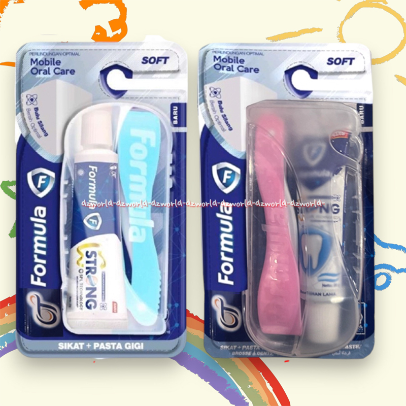 Formula Sikat Gigi Formula Sikat Gigi Mobile Oral Sikat Gigi Untuk Travelling Toothbrush Travel 1set