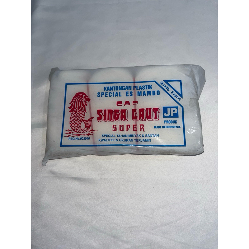 Plastik PE Singa laut Es lilin/Es mambo