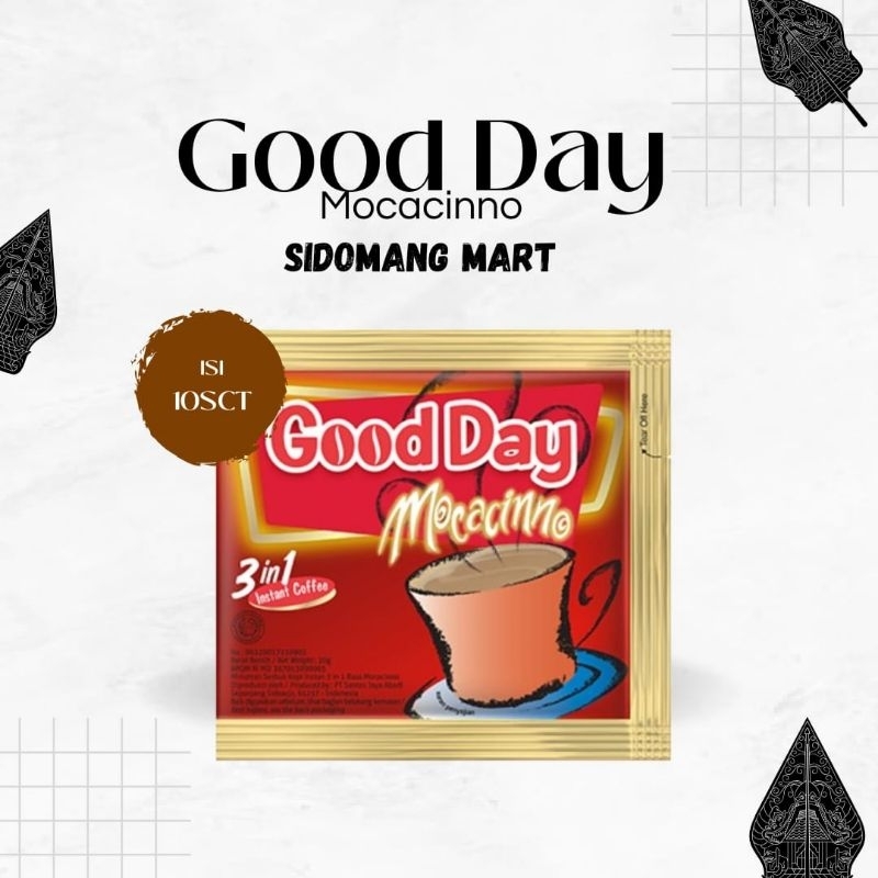 

Goodday Mocacinno Renceng isi 10sachet