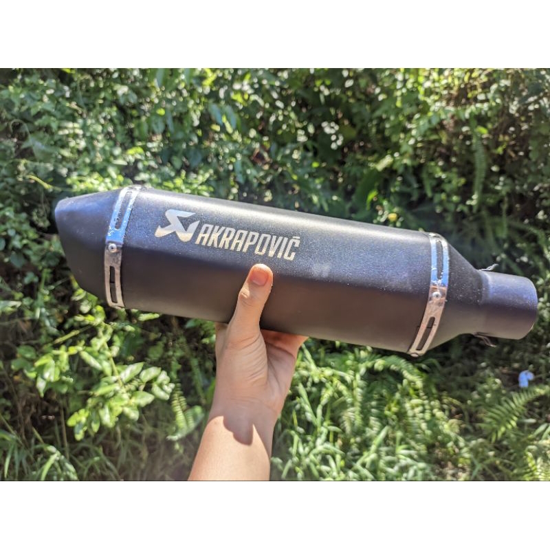 Silencer Akrapovic Inlet 50mm + Db Killer 3 suara