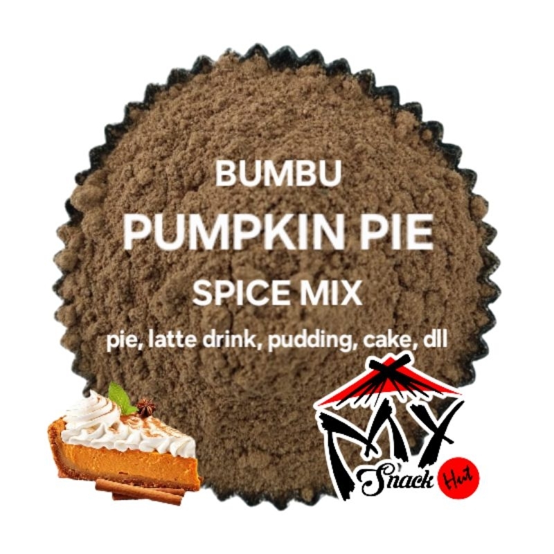 

PUMPKIN SPICE 25GR BUMBU PERISA PIE LABU KUNING MINUMAN POUDRE DOUCE PUDDING CAKE COOKIES SEASONING