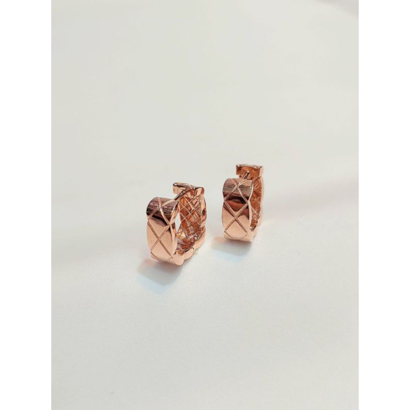 Anting Emas Rosegold 4.58 Gram 17K 750 (AH188)