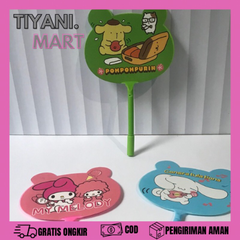 

Pulpen Gel Kipas Sanrio Pen Kipas Sanrio Cinamorol Melody Kuromi Purin Alat Tulis Sekolah Kekinian Termurah