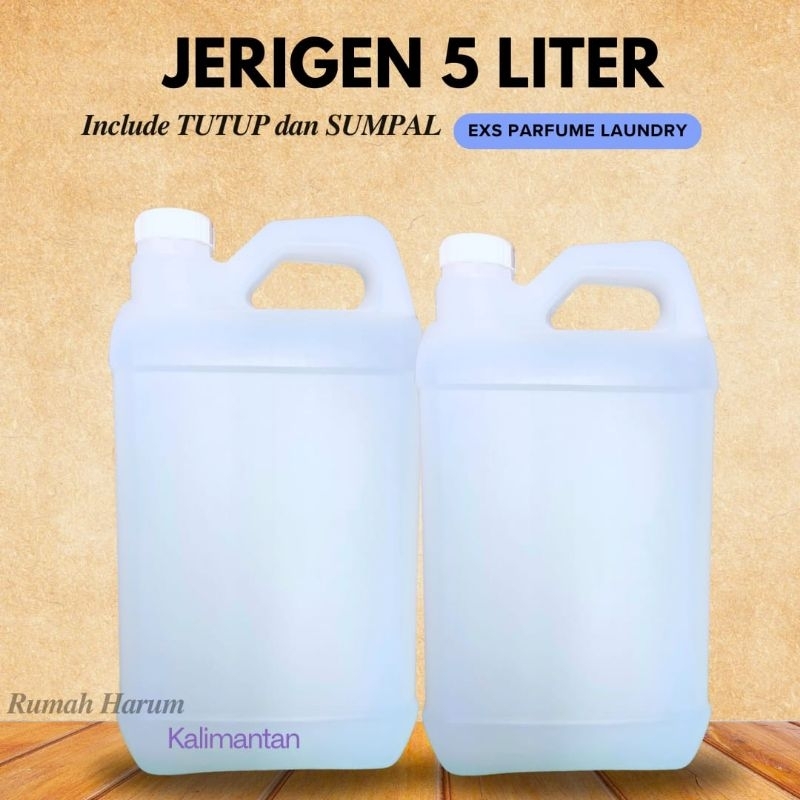 Jerigen 5 Liter Exs Parfume Laundry/ Teng 5 liter Second