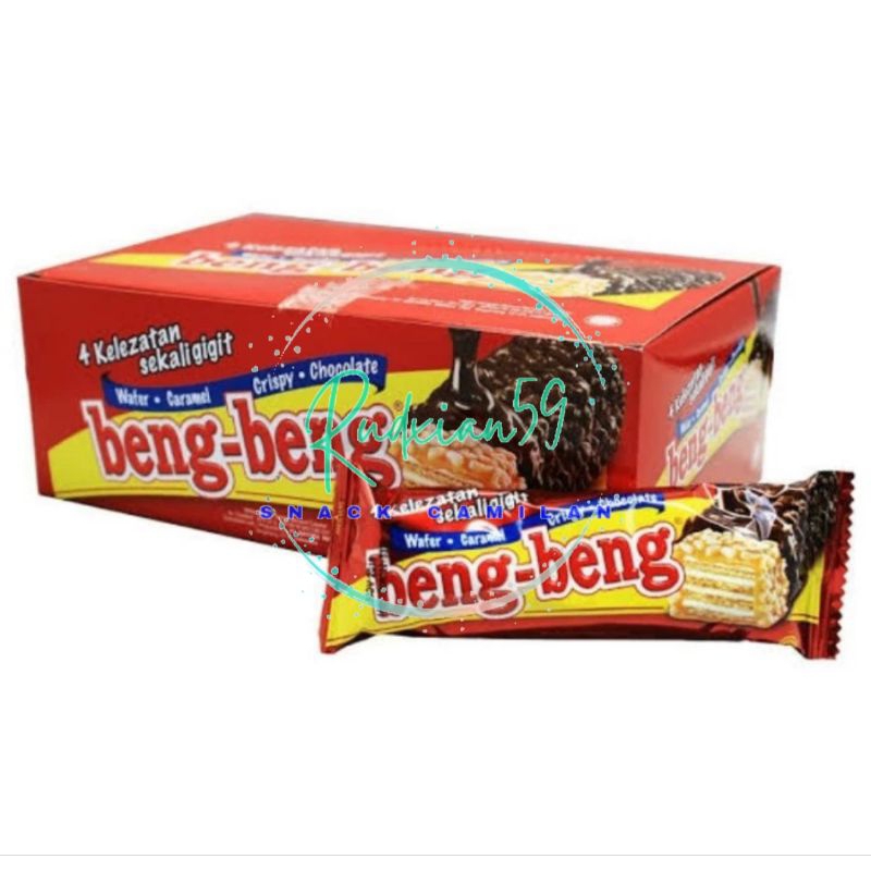 

Beng beng wafer coklat box isi 17 pcs