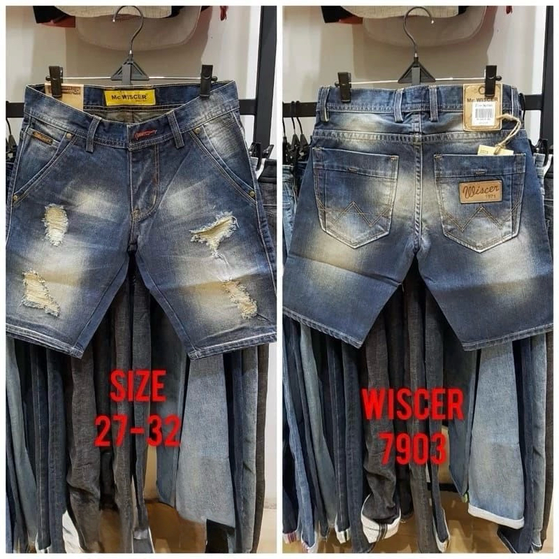 CELANA PENDEK JEANS MC WISCER ORIGINAL