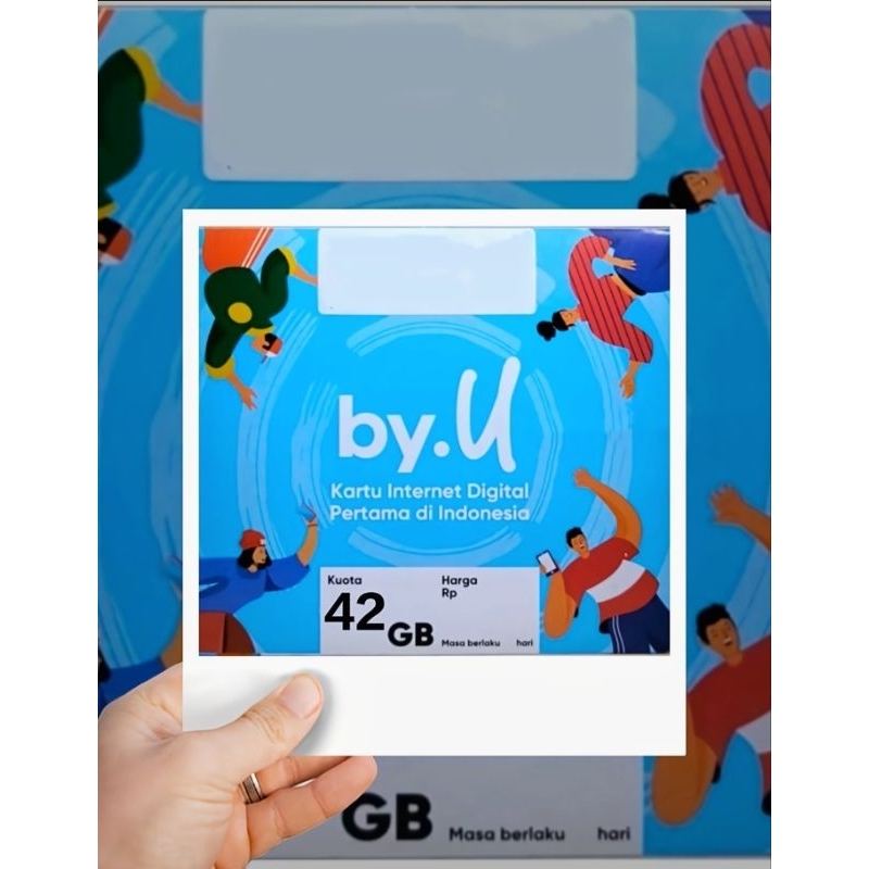 KARTU PERDANA BYU | BY.U 42GB AKTIF SELAMANYA