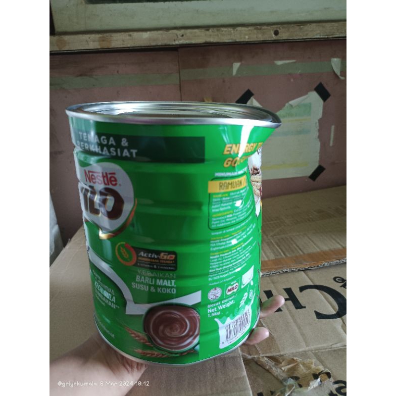 

READY STOK PROMO milo kaleng malaysia 1.4 kg (kaleng penyok)