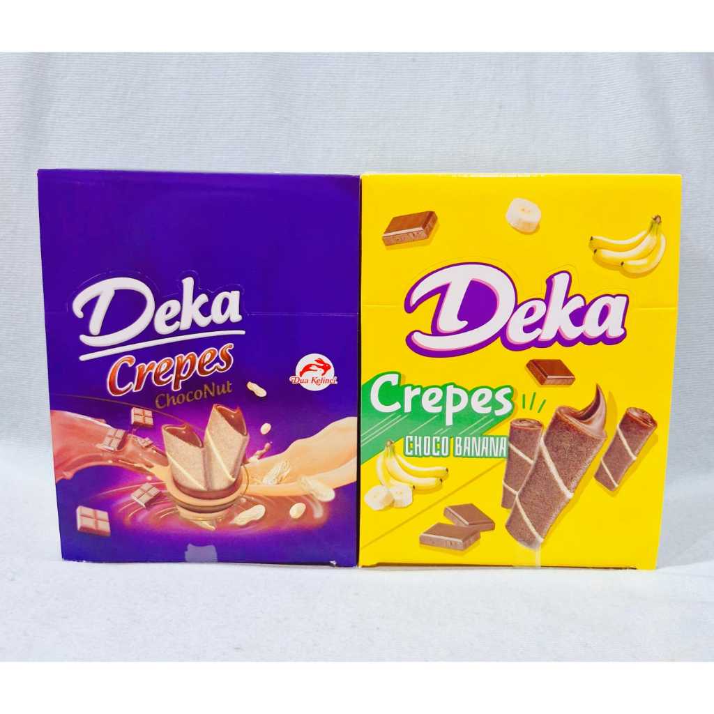 

Deka Crepes Choco Nut / Choco Banana (1 Box isi 12 Pcs)