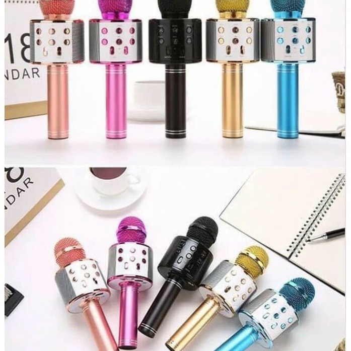 Extra Mic Karaoke Mikrofon WSTER Bluetooth Wireless WS858 WS858 Mic Smule