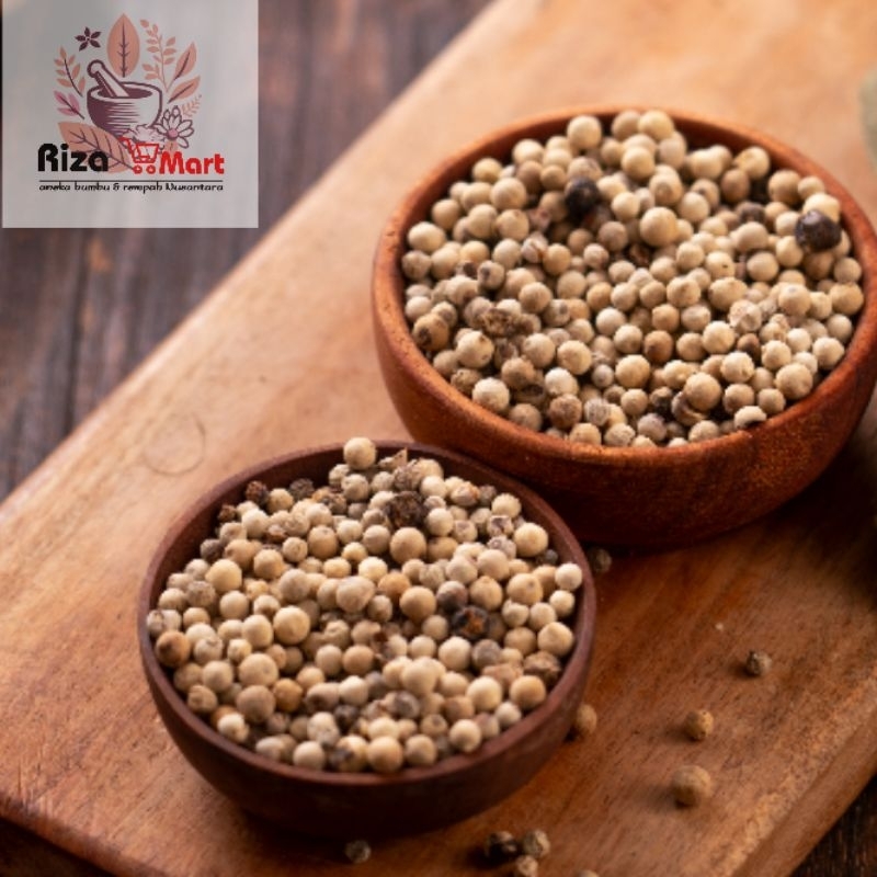 

50gr | LADA | Whole white pepper - rempah asli alami penyebab masakan.