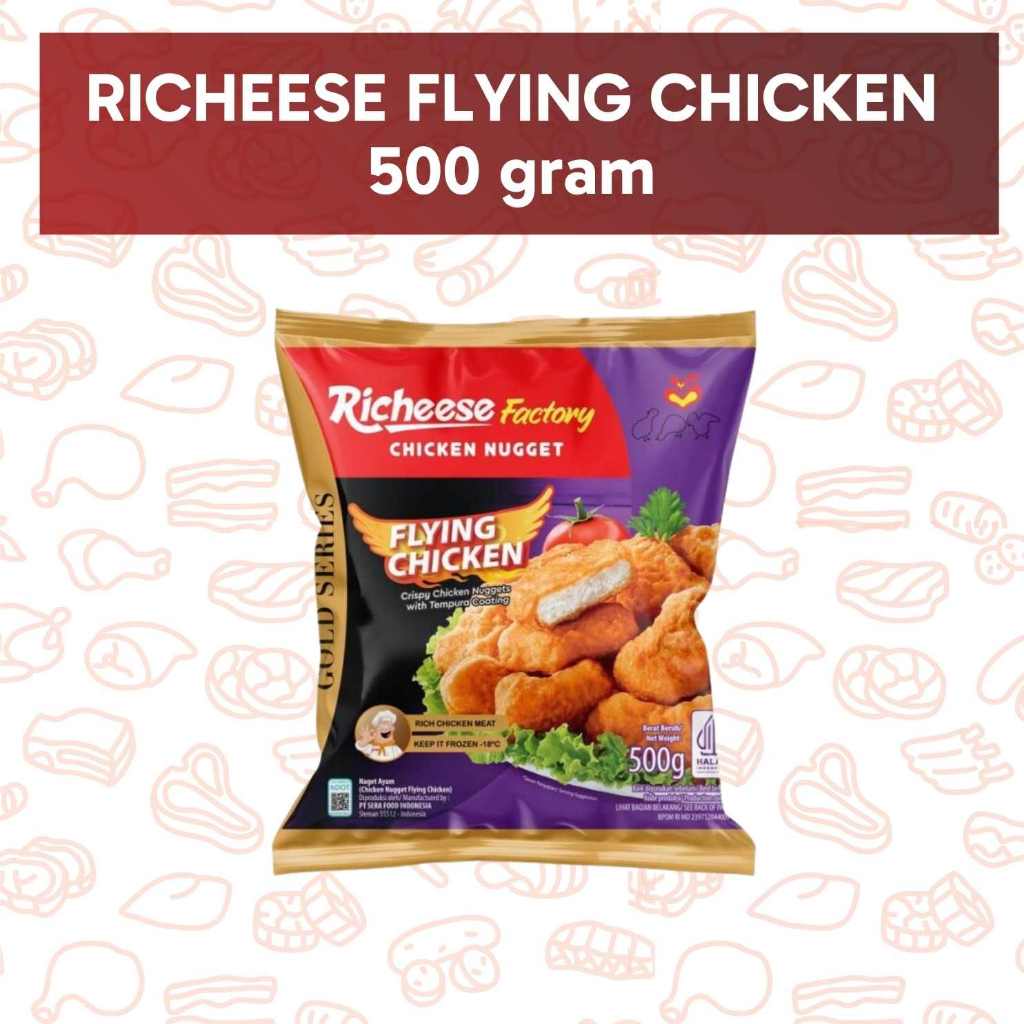 

RICHEESE FLYING CHICKEN NUGGET 500 GRAM