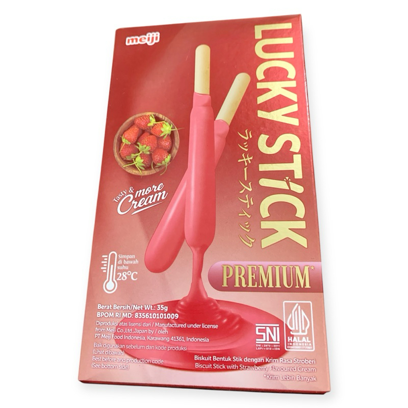 

MEIJI - LUCKY STICK PREMIUM STRAWBERRY (35g)