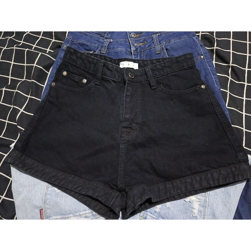 Jeans Short HotPants wanita SBX Original Taiwan