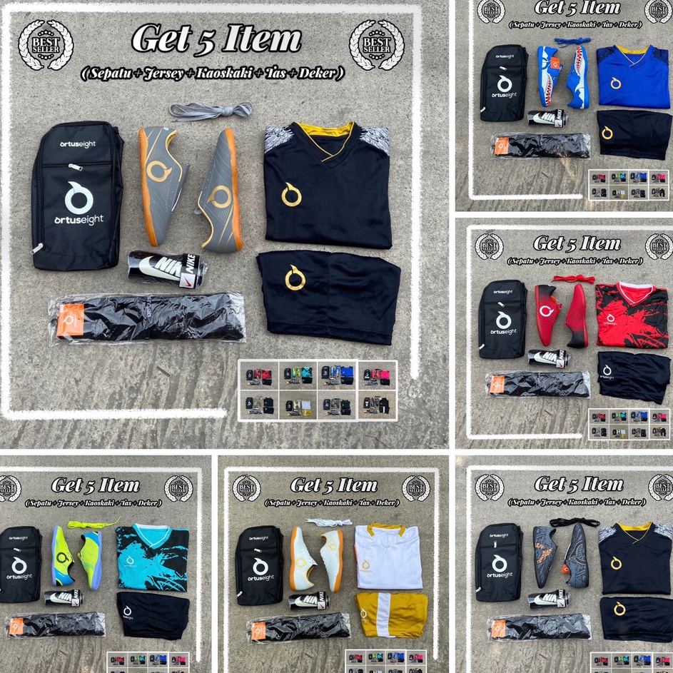 Garansi Toko  Paket Komplit Sepatu Futsal Ortuseight Terbaru Dan Termurah