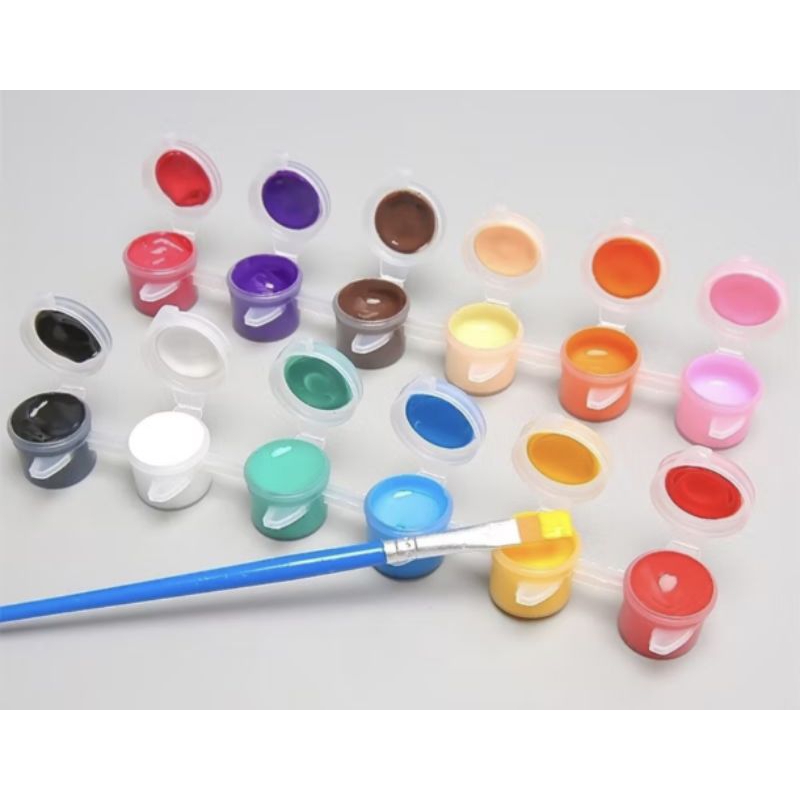 

Cat poster 6 Warna 2 ML Cat Akrilik Anak Cat Air Pigmen Perlengkapan Seni Lukisan Gambar Kuas Cat