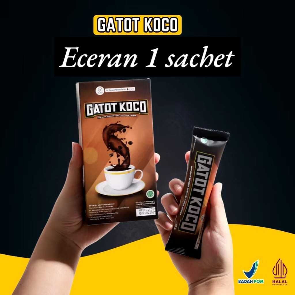 

ECERAN 1SACHET Kopi Gatot Koco dr.ricard Lee - Gatotkaca original resmi