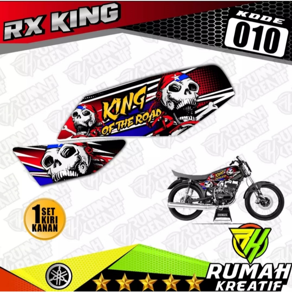 Decal Sticker Striping Variasi Rx King/Yamaha Rx King/Decal Rx King/Striping Rx King