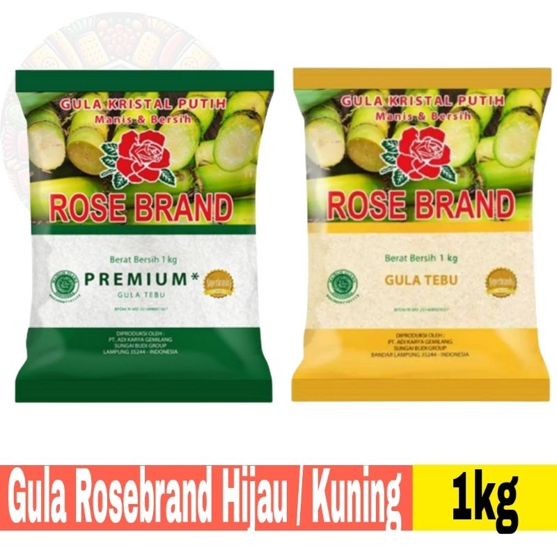 

Gula Pasir Rosebrand Premium Hijau / Kuning 1kg