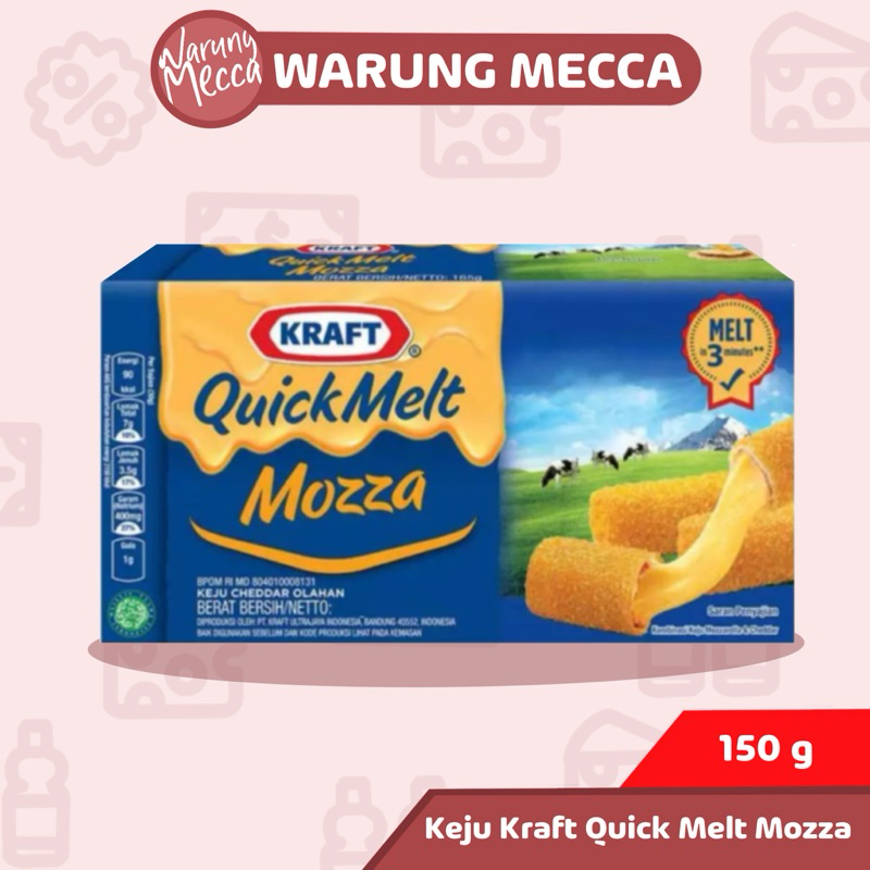 

Keju Mozarella Kraft Quick Melt