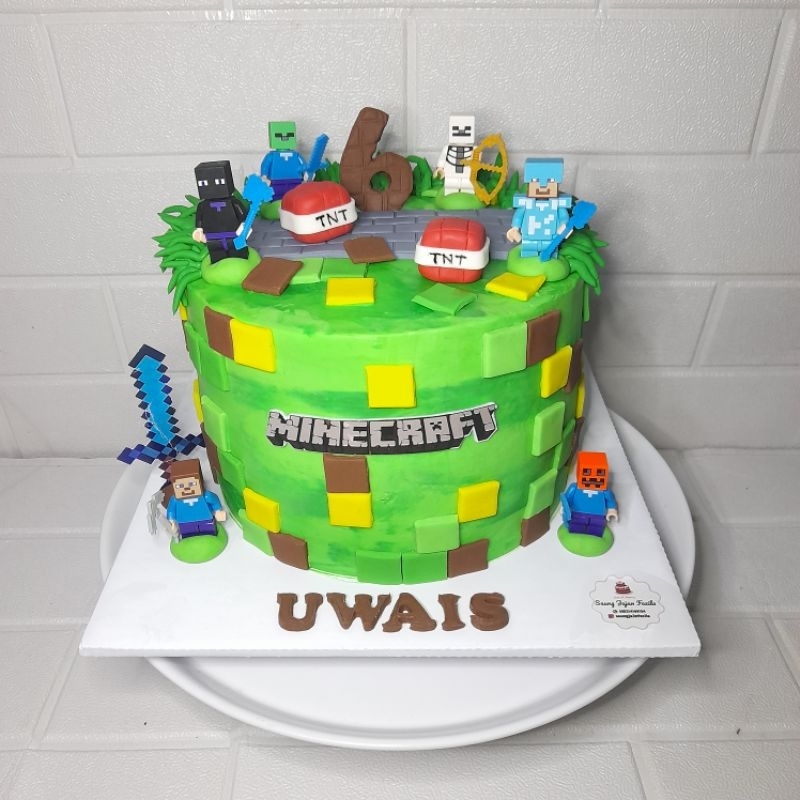 

Kue ulang tahun minecraft cake ultah birthday cake