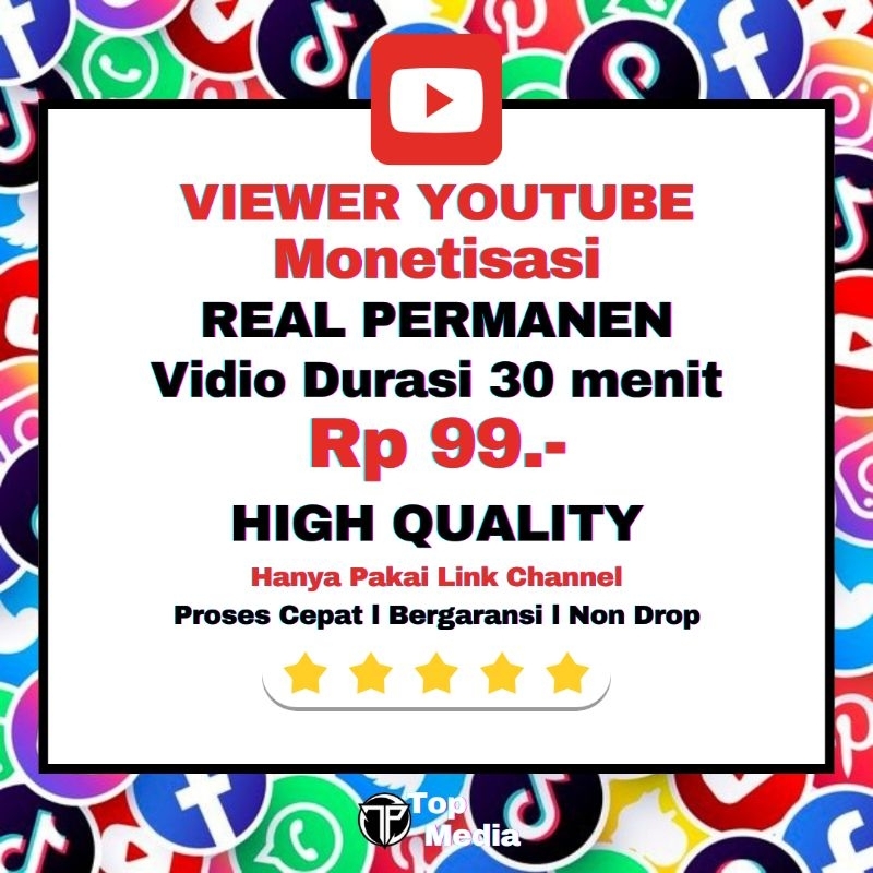 View Youtube Termurah Bergaransi - View YouTube Monetisasi
