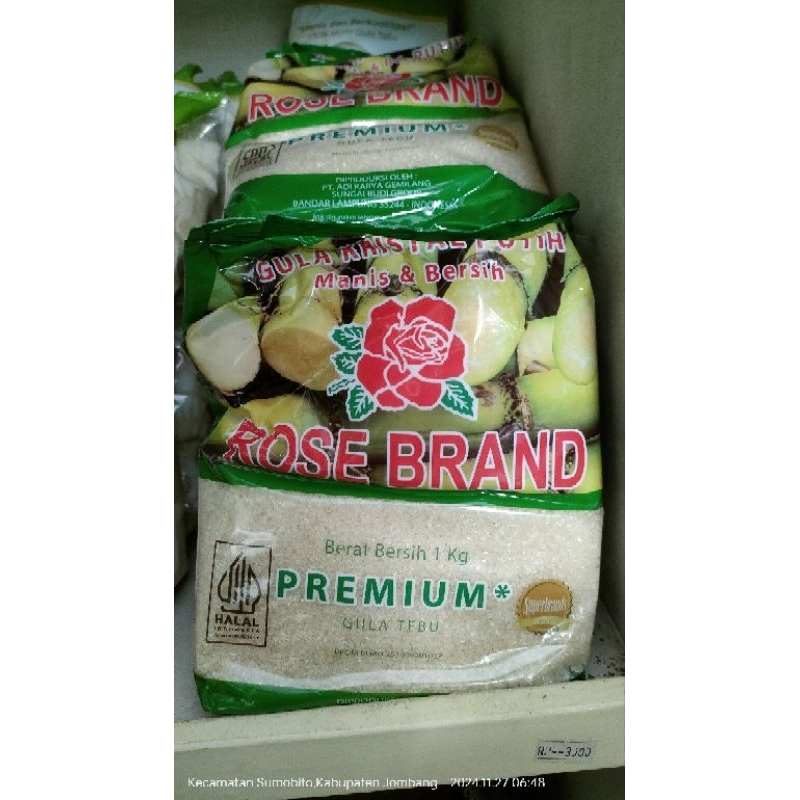 

Gula Rose Brand Premium 1 Kg Hijau