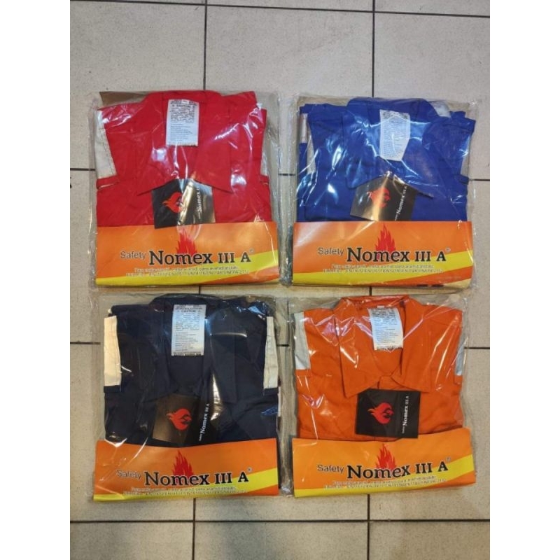 COVERALL SAFETY NOMEX IIIA TAHAN API / COVERALL ANTI API NOMEX IIIA / ORIGINAL MURAH