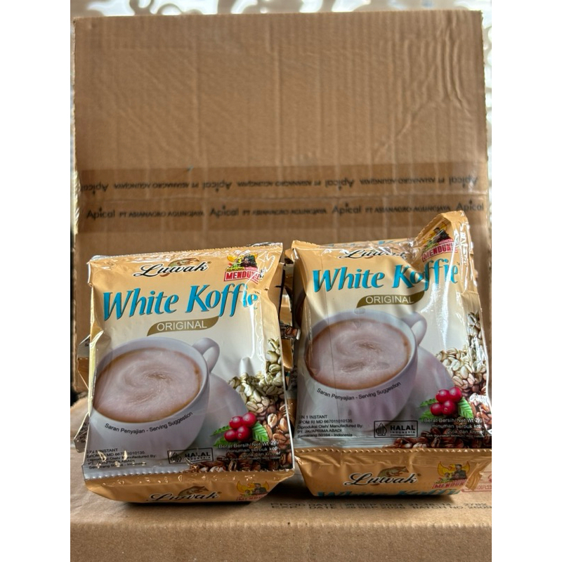 

Luwak White Koffie 25g x 20 Pcs Kopi Nikmat Rasa Mantabs