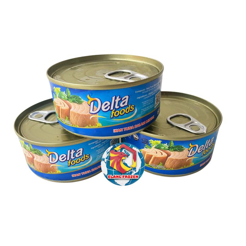 

Delta Tuna Kaleng | Ikan Tuna Minyak Canola Delta Foods 165gr