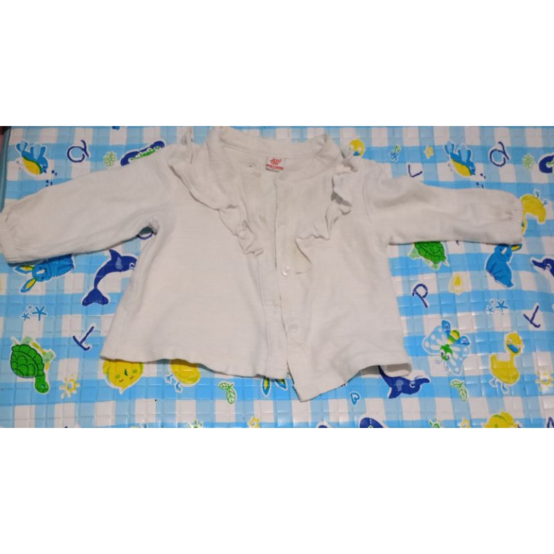 Kemeja Putih Anak Lengan Panjang