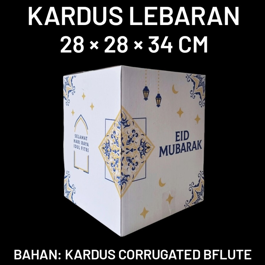 

5 Pcs Dus Sembako Parcel Lebaran Box Hamper Idul Fitri Ukuran 28 x 28 x 34cm