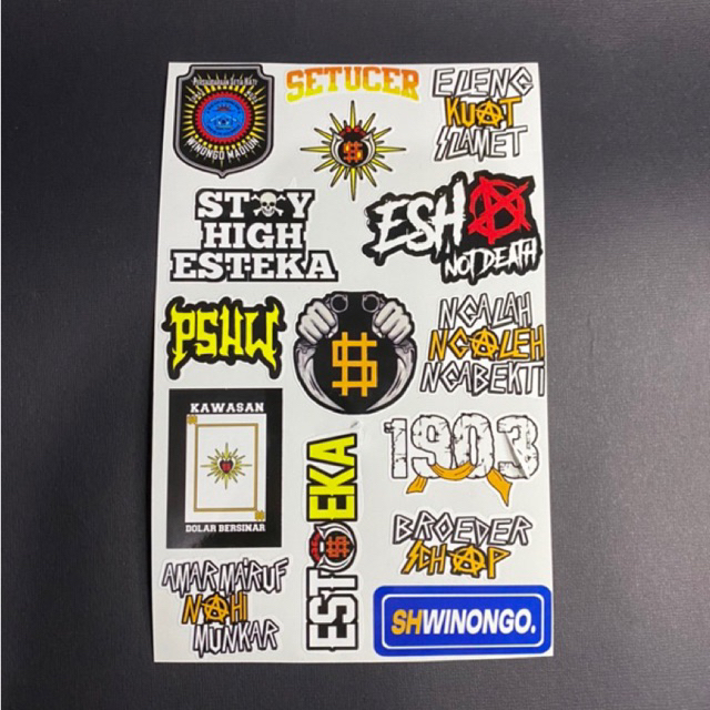

(vol 2) Stiker cutting PSHW vol 2 / WINONGO VOL 2