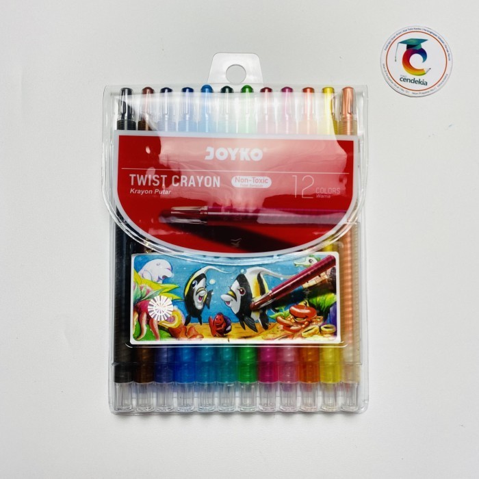 

Crayon Putar Joyko 12 warna panjang